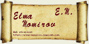 Elma Momirov vizit kartica